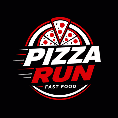 Pizza Run Fast Food logo