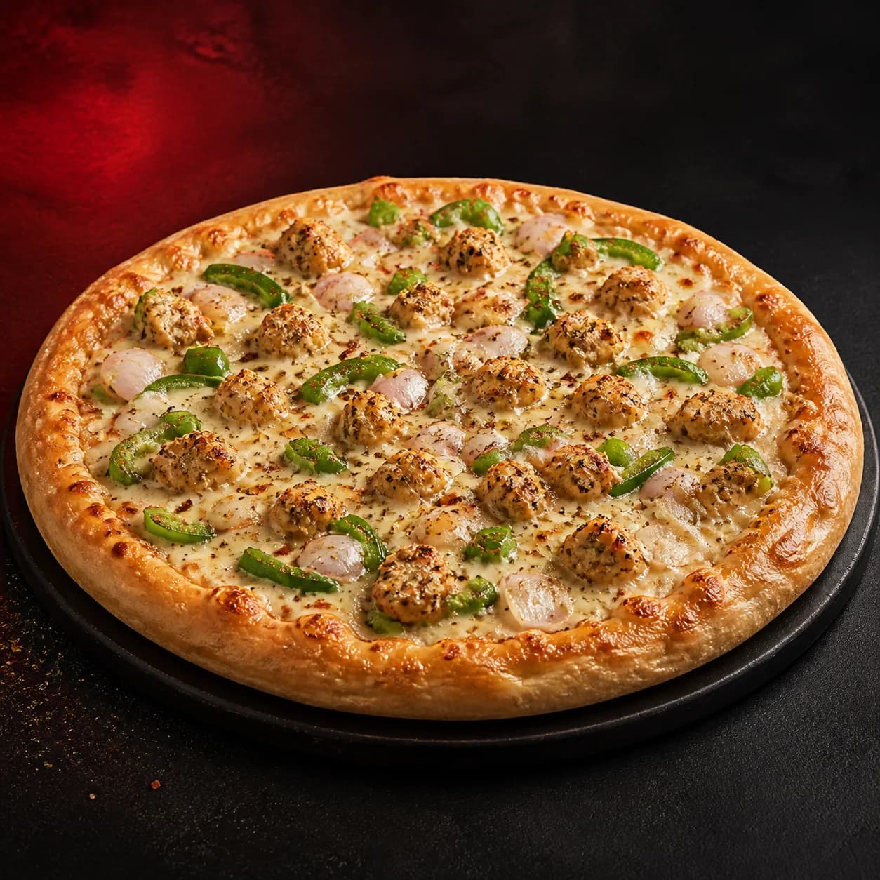 Malai Feast Pizza from Pizza Run Fast Food Karachi