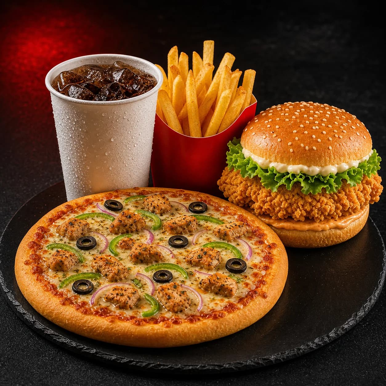 Pizza Run special menu combo