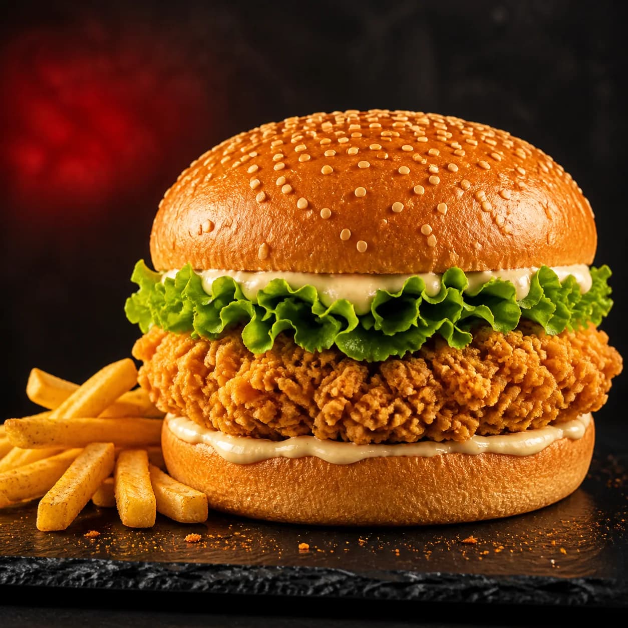 Zinger Burger from Pizza Run Fast Food Karachi