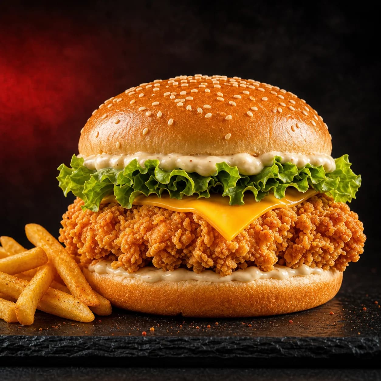 Zinger Cheese Burger from Pizza Run Fast Food Karachi